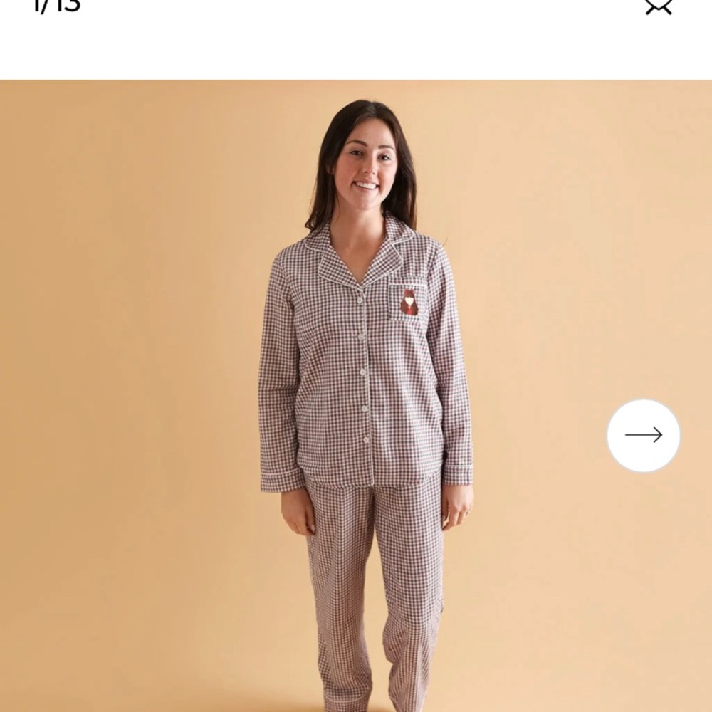 NEW IN BAG- AMERICAN GIRL SAMANTHA WOMENS FLANNEL PAJAMA SIZE SMALL